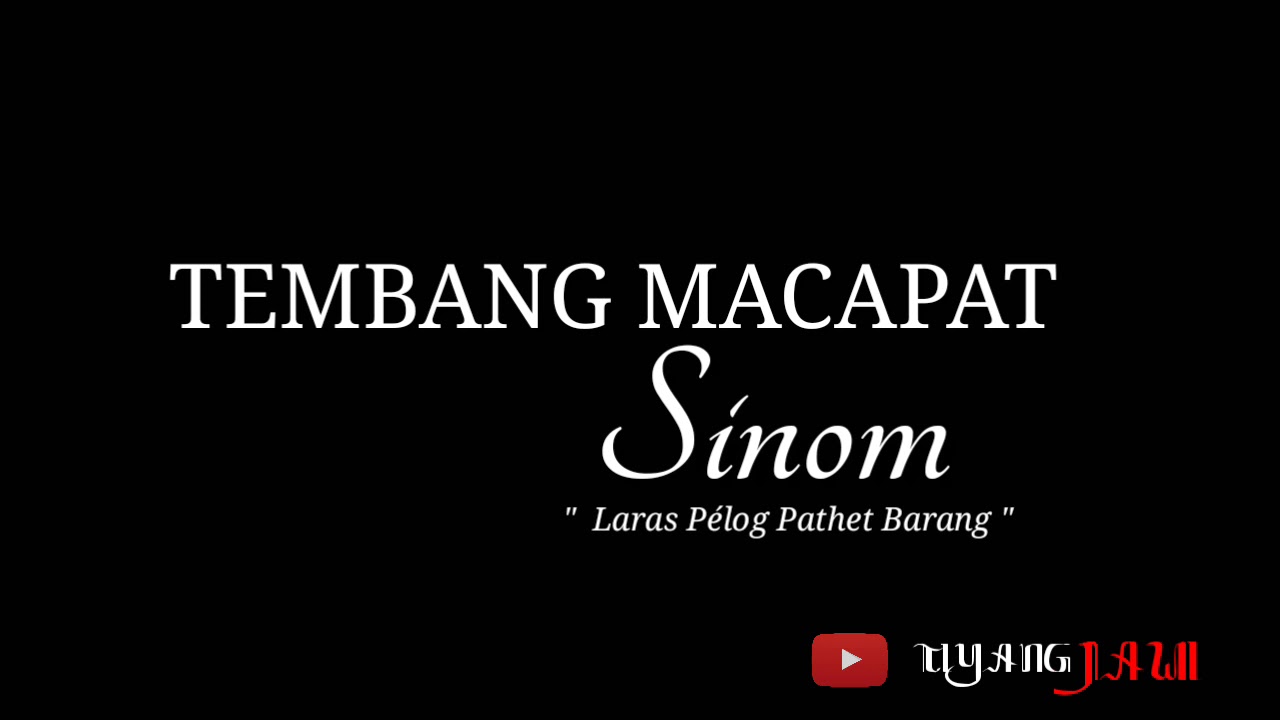 TEMBANG SINOM dan Artinya | Mumpung Anom Marsudiya