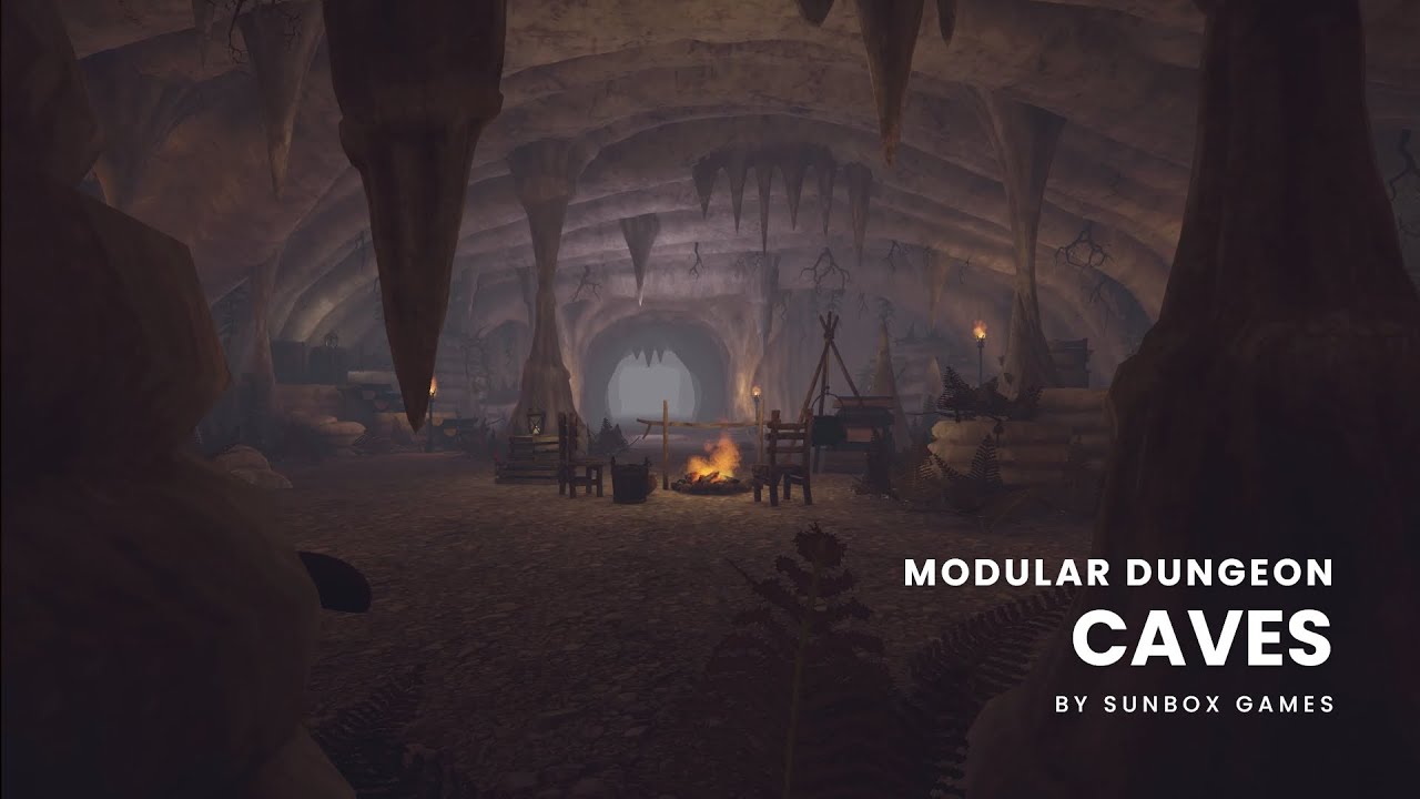 Modular Dungeon: Caves - Asset Pack