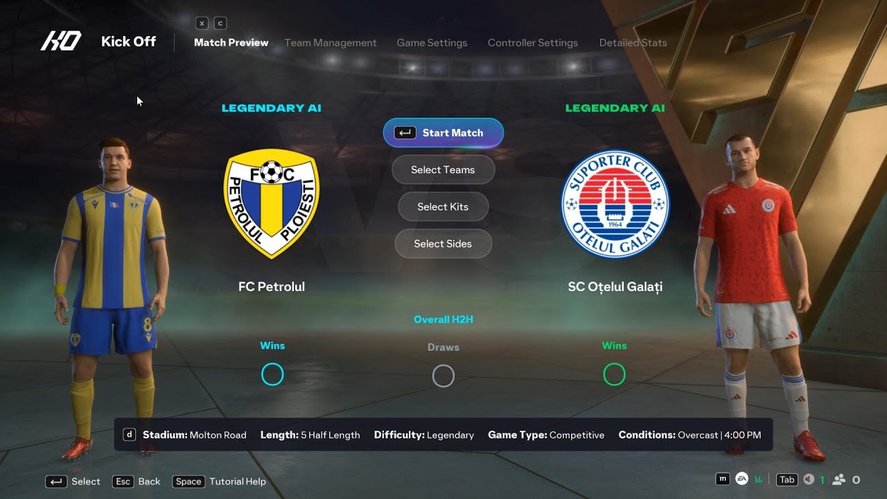Petrolul Ploiești vs Oțelul Galați | Superliga | EA FC 26 | Simulare