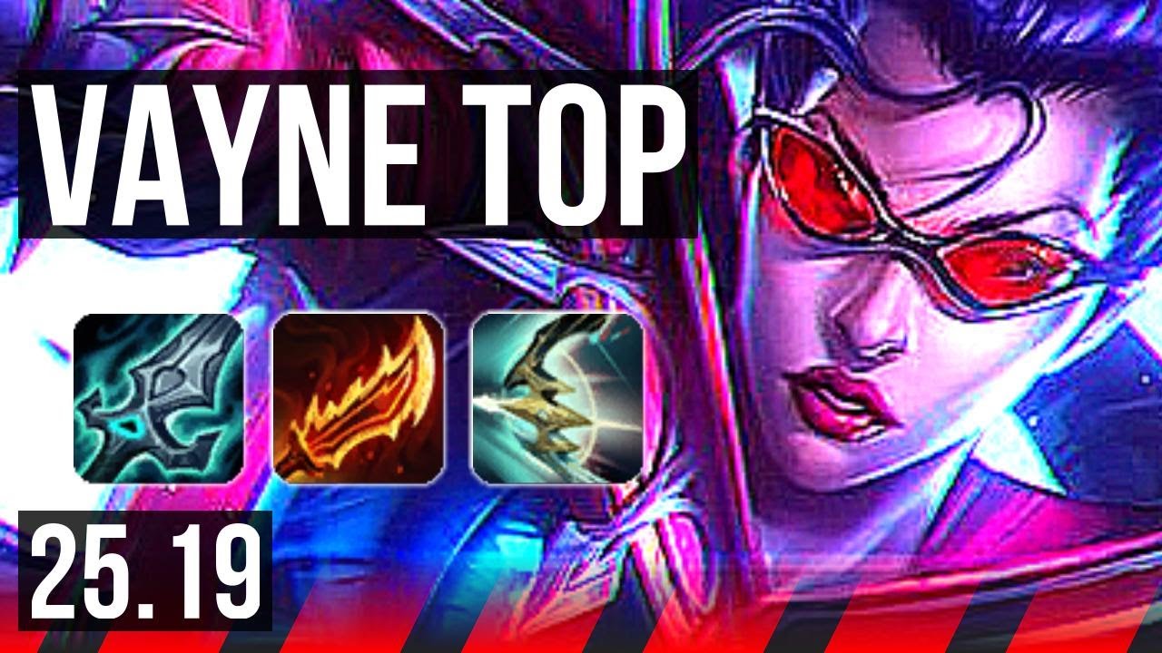 VAYNE vs VOLIBEAR (TOP) | Quadra, 6 solo kills, Legendary, 19/3/2 | EUW Diamond | 25.19