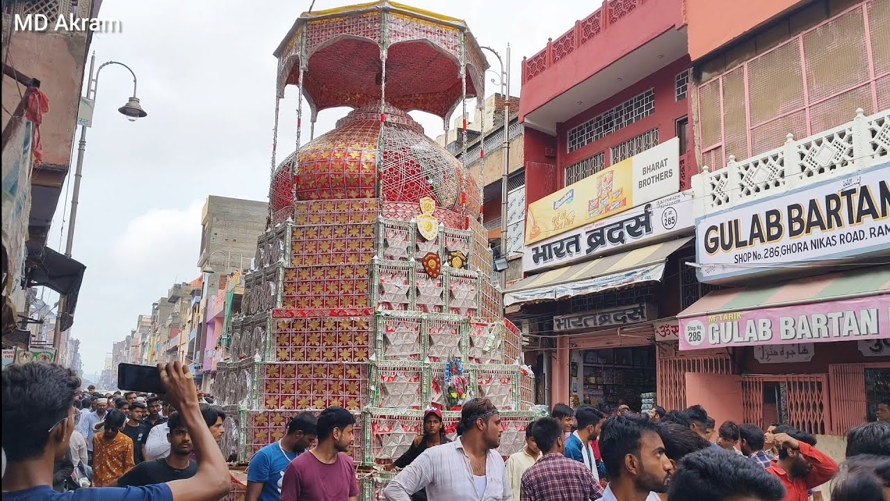 jaipur Muharram taziya 2023 Mohalla pannigiran Taziya (( Beautiful Art )) 2023