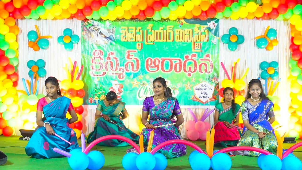 Latest Telugu Christmas Song 2025 || Sandhadi 6 Dance (Joyful Noise ) Folk Dance
