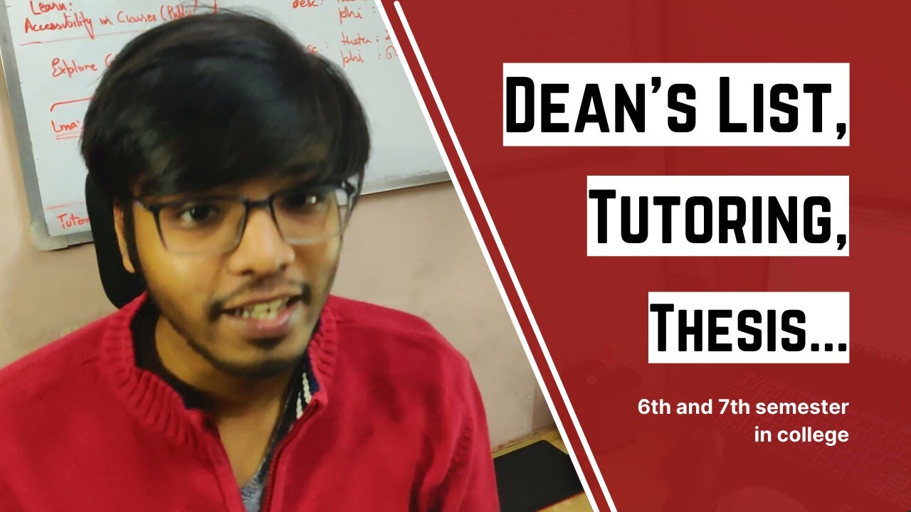 My 6th and 7th Semesters as a Physics major in India