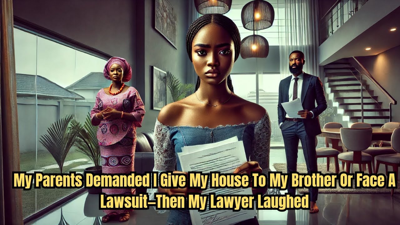 My Parents Demanded I Give My House To My Brother Or Face A Lawsuit—Then My Lawyer Laughed...#tales