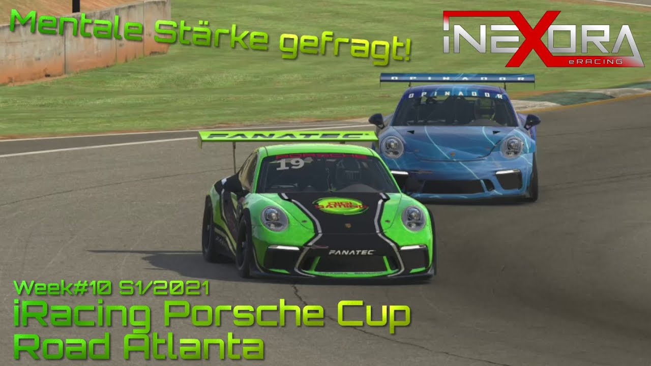 Top Split! iRacing Porsche Cup [Week#10][S1/2021] Road Atlanta [iNEXORA eRacing]