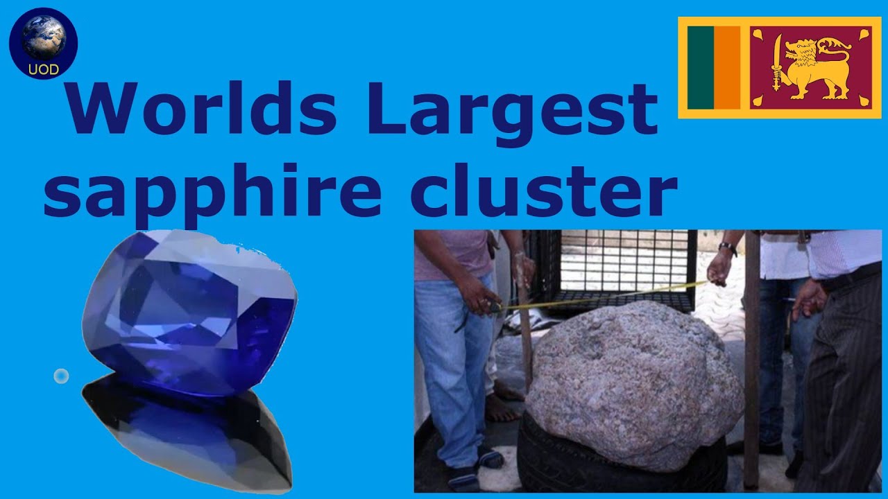 World's largest Star Sapphire cluster worth over $100 million found in Sri Lanka 🇱🇰