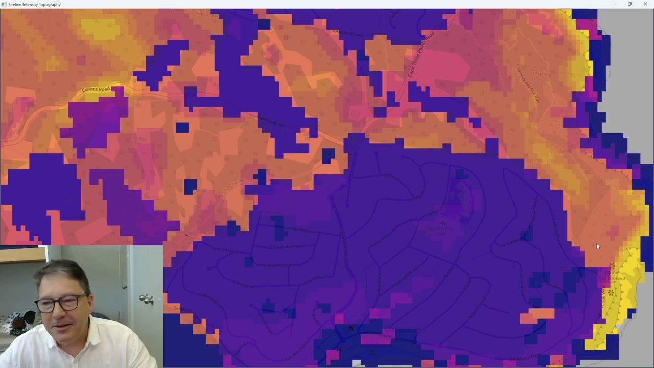 Fireline Intensity: Mapping the risk posed by destructive bushfires to property in Australia