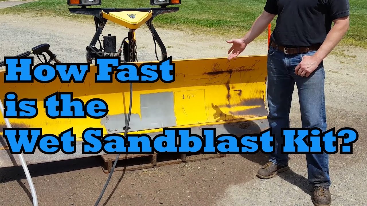 How Fast is the Wet Sandblast Kit?