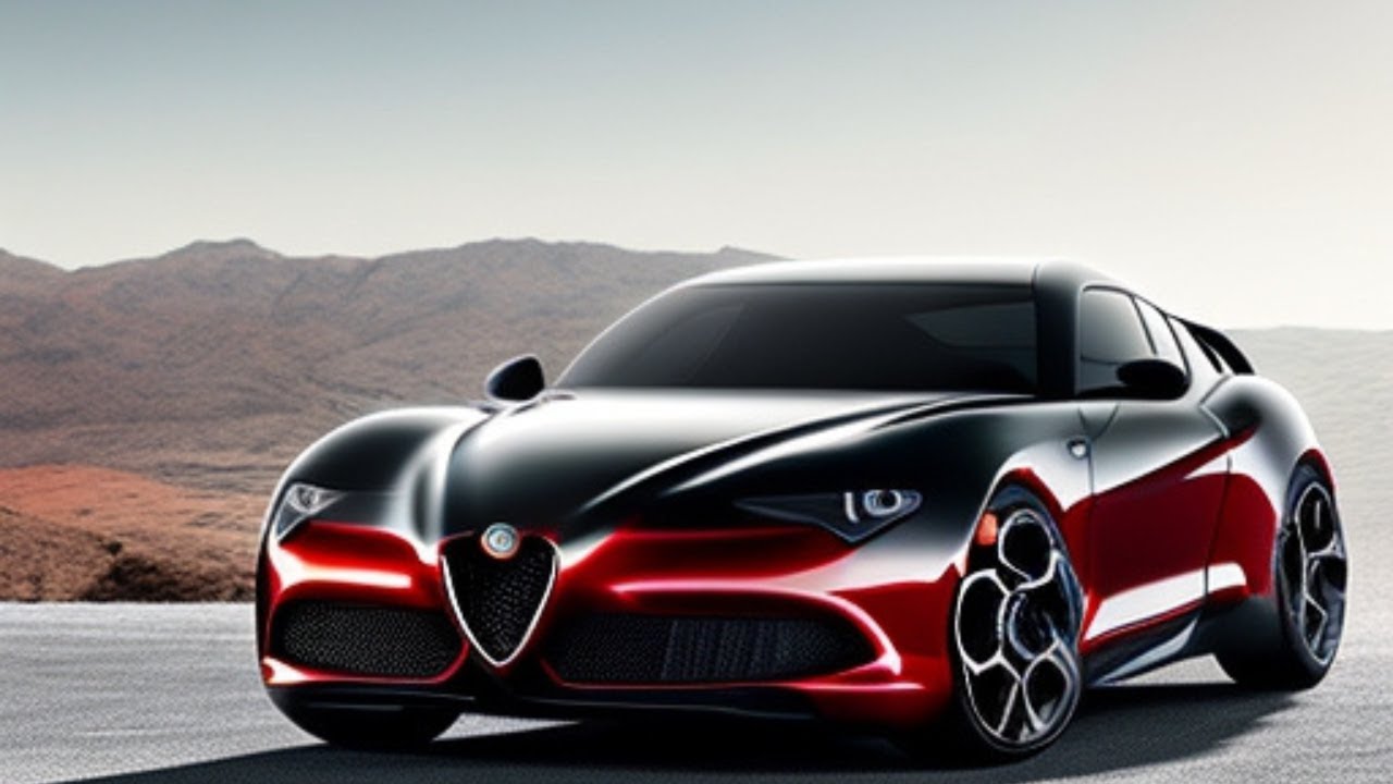 Alfa Romeo Ai Generated Car Art
