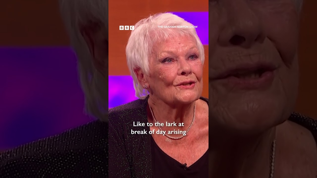 Dame Judi Dench wykonuje porywający sonet! - BBC