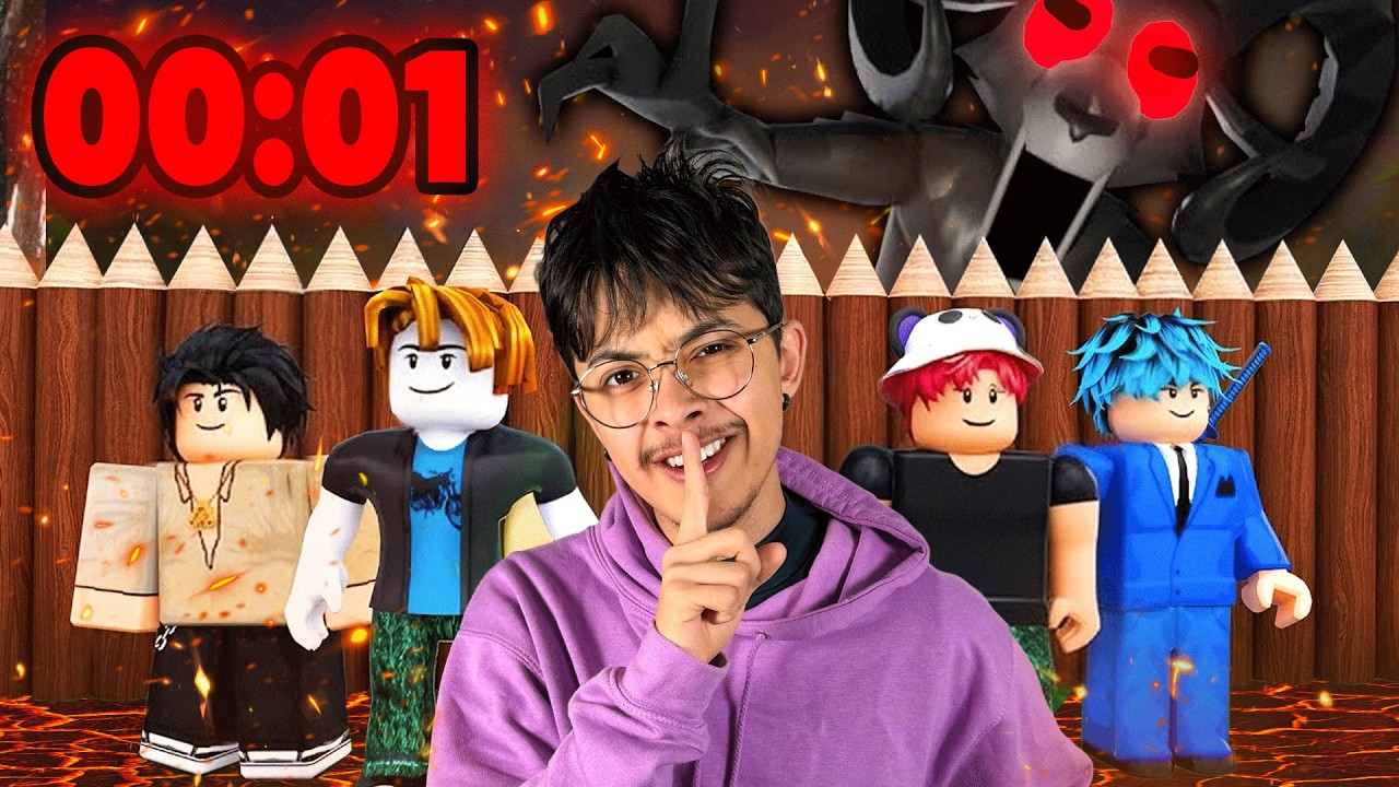 On a SPEEDRUN 99 Nuits avec 5 PRO ! (Biome de LAVE)