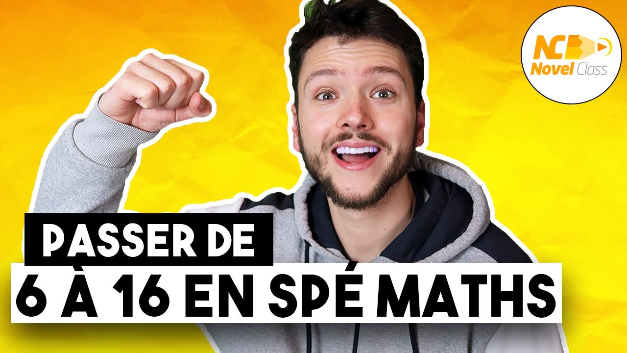 Comment passer de 6 à 16 en SPÉ MATHS au lycée ? 🥵 Les Astuces pour progresser en Maths