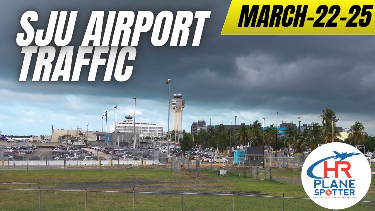 Storms & Spotting: SJU Airport in the Rain & Wind March 22 -Pat 2