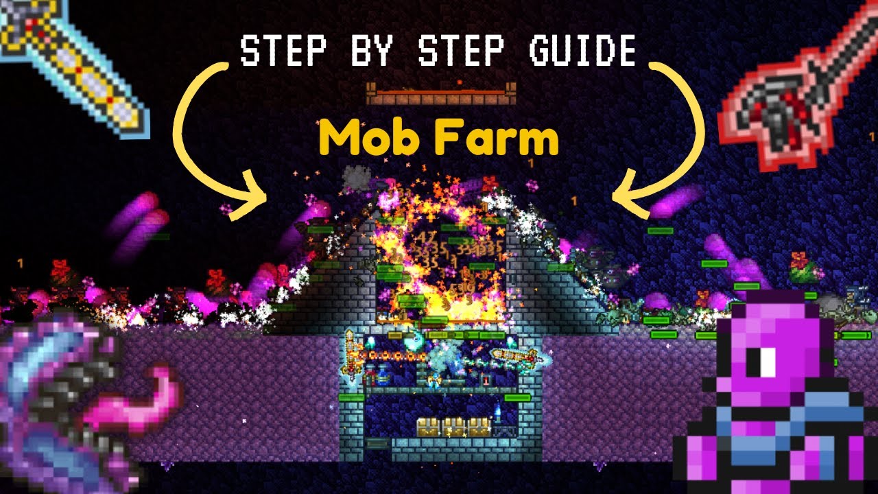 The Ultimate AFK Mob Farm in Terraria 2025 | Rod of Discord Quick | Step-By-Step Guide | Frozyn
