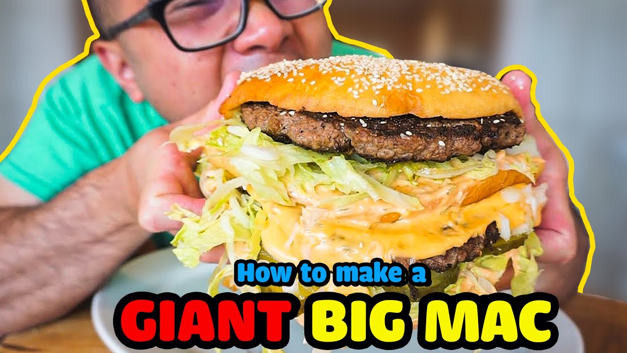 How to make a GIANT BIG MAC |DIY |COPYCAT RECIPE