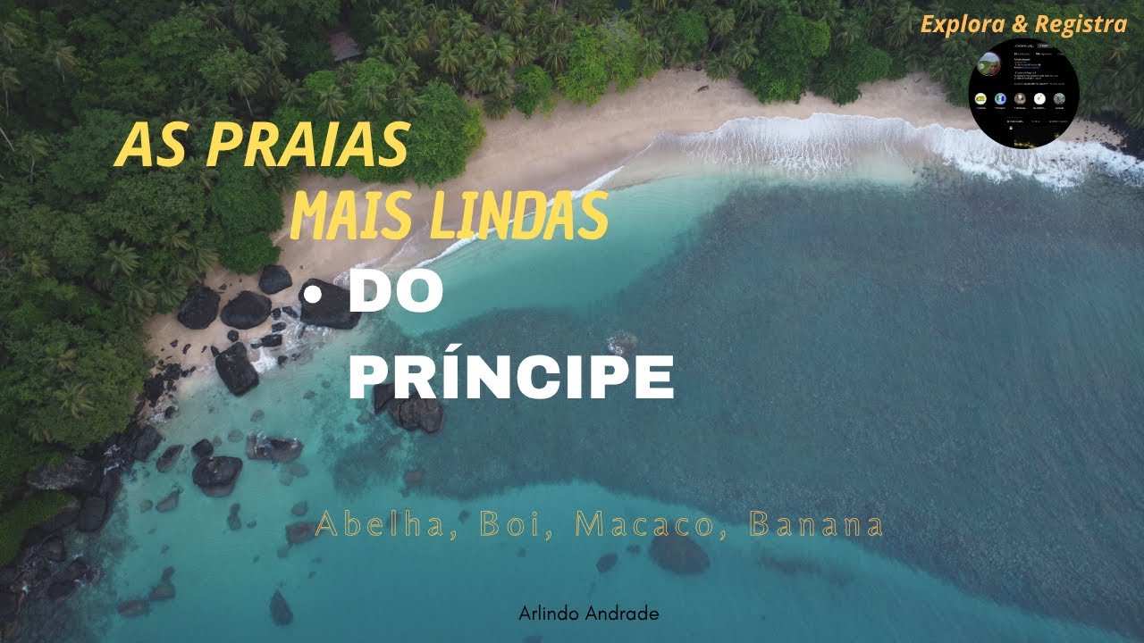 Praias Incríveis da Ilha do Príncipe 🌴 | Abelha, Macaco, Boi, Banana + Cidade
