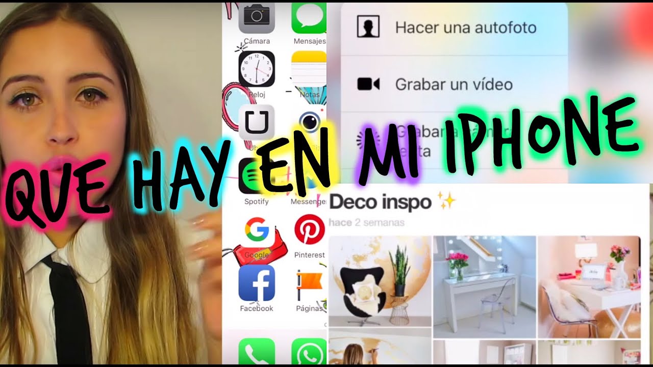QUÉ HAY EN MI IPHONE 6S PLUS - metro y un medio