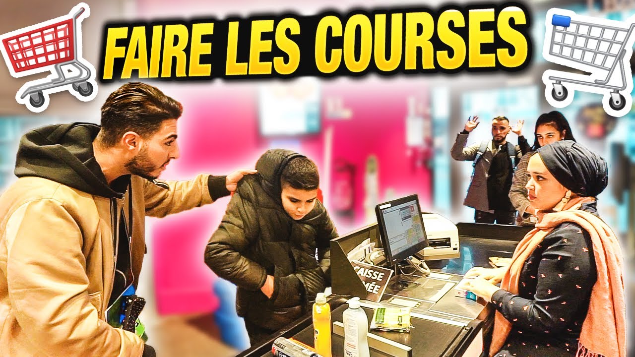 FAIRE LES COURSES🛒😤 - FAHD EL
