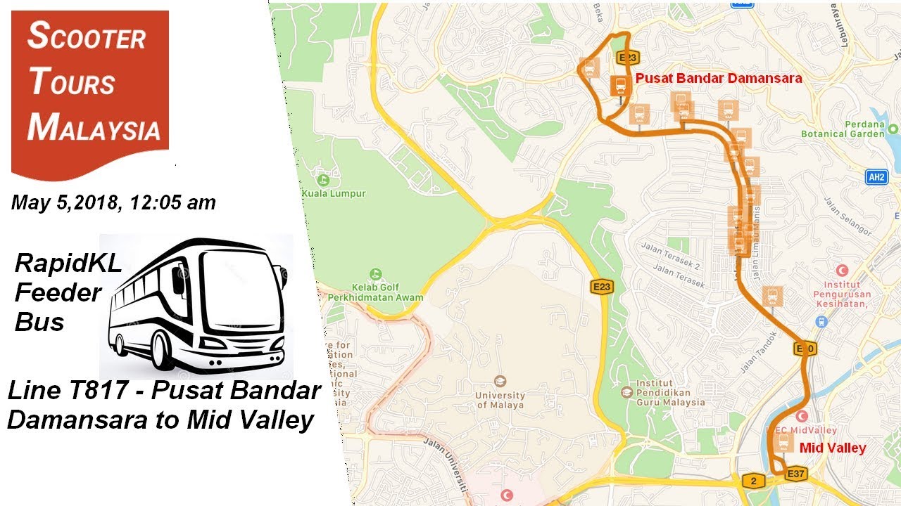 MRT Feeder T817 Pusat Bandar Damansara ~ Mid Valley Southern Court