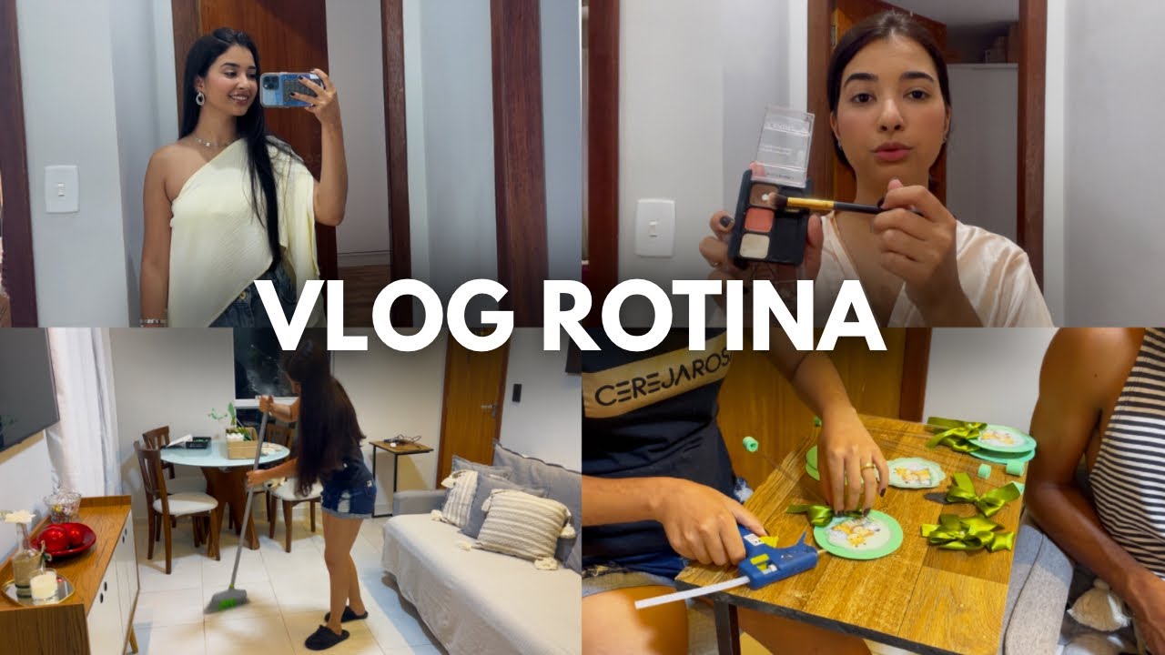 Vlog rotina, organização do apê, pintei o cabelo, chá de bebê 