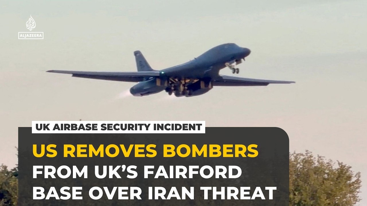 Trump says US pulled bombers from UK&rsquo;s RAF Fairford due to security threats