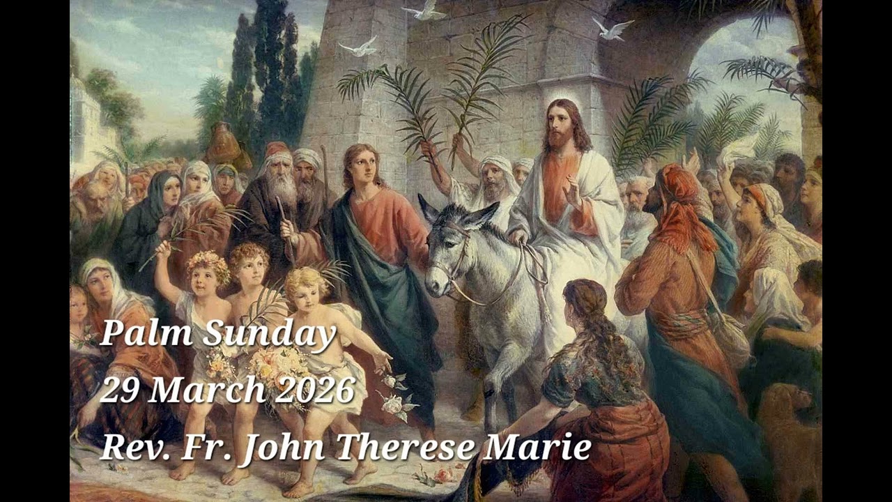 Palms Sunday, 29 March 2026, They welcomed and killed Him