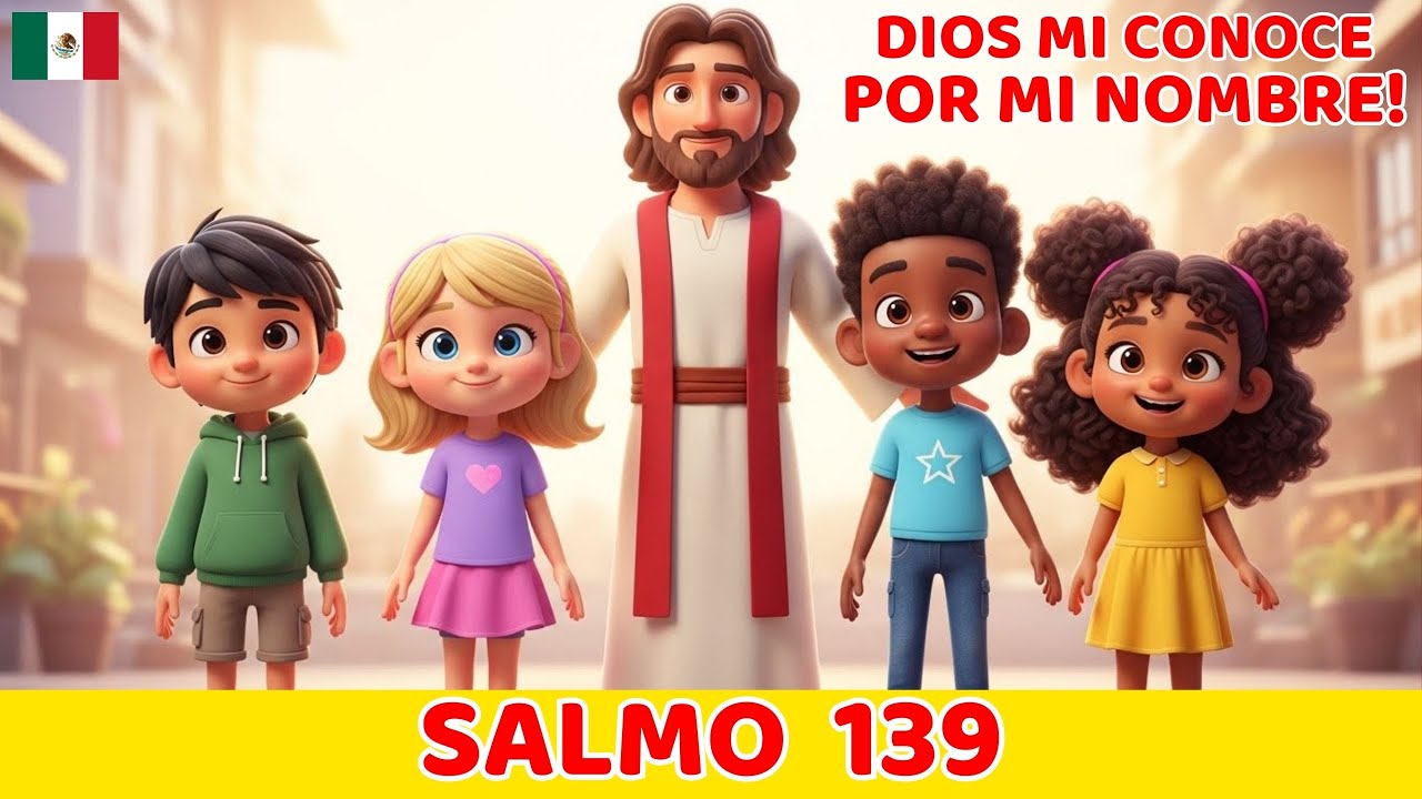 Dios Me Conoce por Mi Nombre | Salmo 139 para Niños | Música Cristiana Infantil