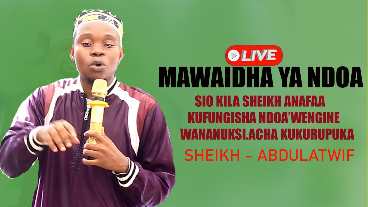 #LIVE..ACHA KUKURUPUKA WEWE--SIO KILA SHEIKH ANAFAA KUKUFUNGISHA NDOA - WENGINE WANANUKSI ZAO
