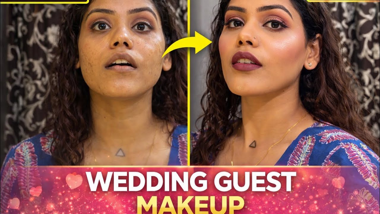 💄 Wedding Guest Glam Makeup Tutorial | Flawless Party Look