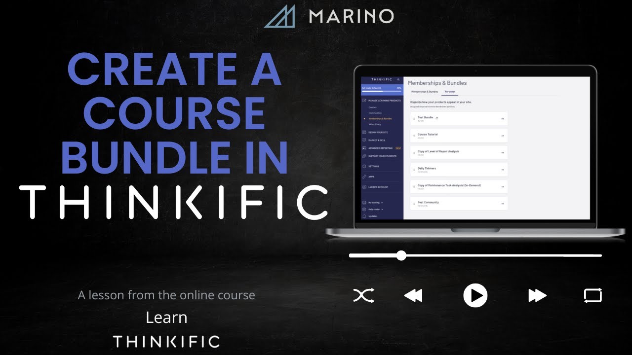 Create Course Bundles in Thinkific