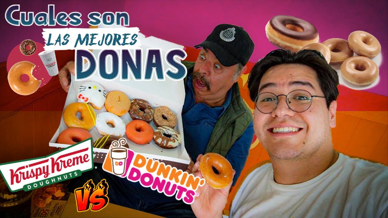¿Cuales son MEJORES DONAS? Krispy Kreme vs Dunkin Donuts