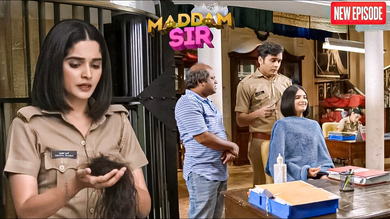 चीते ने काट दिए संतोष के बाल || MADAM SIR || NEW EPISODE ||