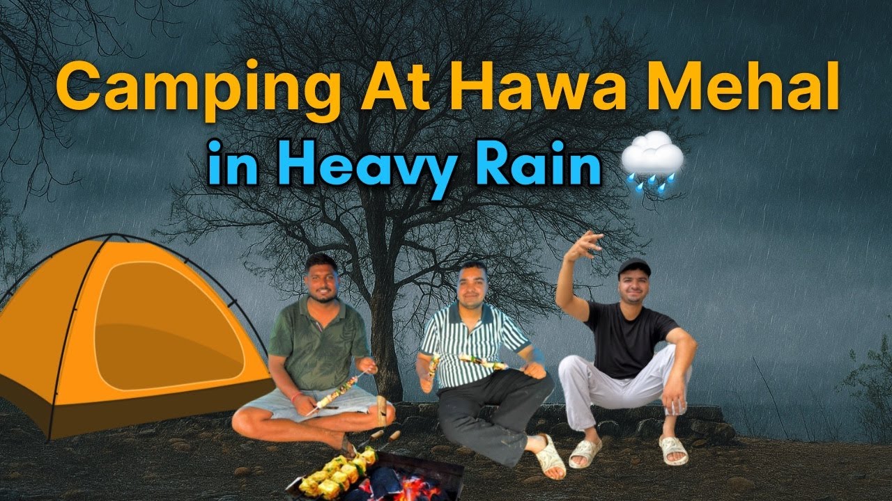 Camping at Hawa Mehal Talwara in Heavy Rain 🌧  | Talwara The City Beautiful