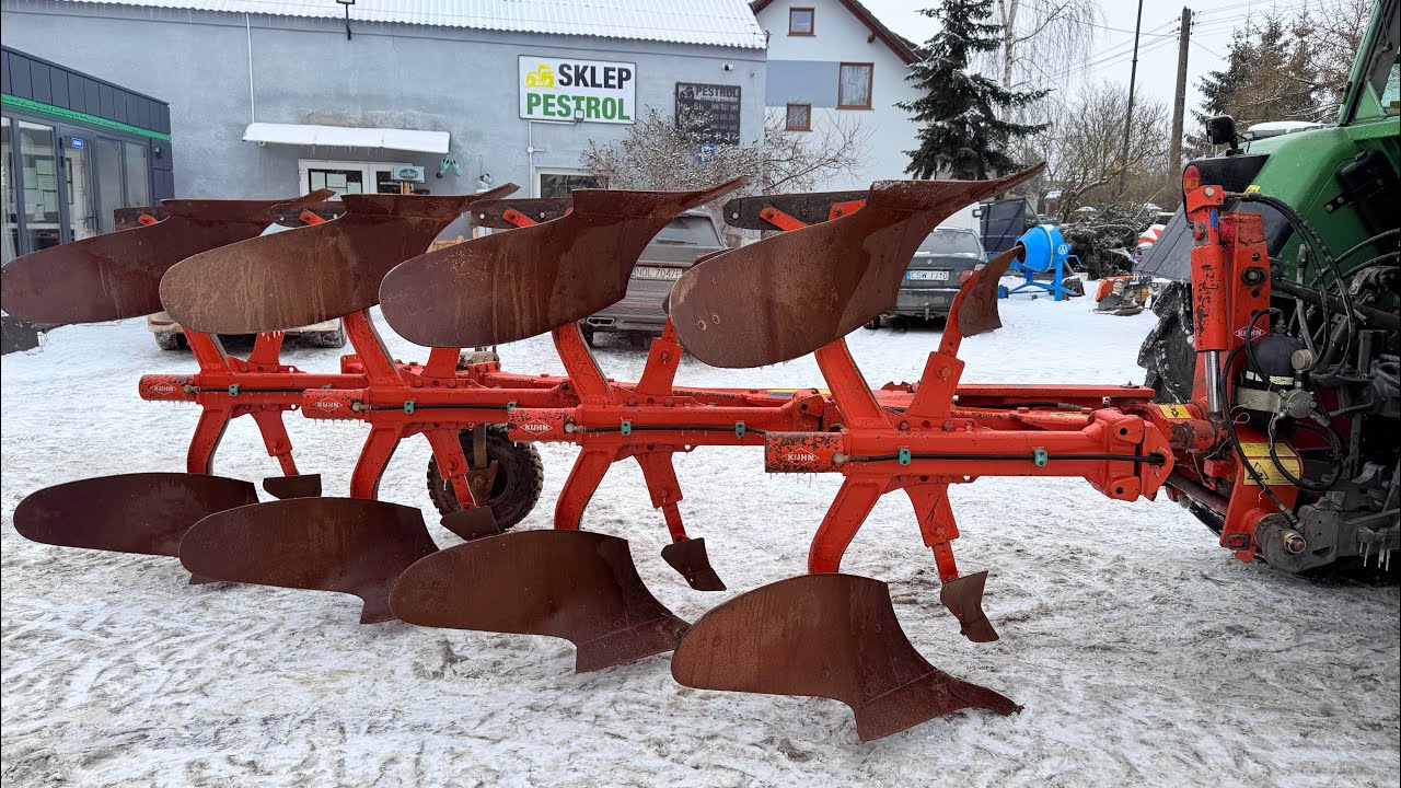 Pług KUHN MULTI MASTER 111, 14-18 cali, 3+1, zabezpieczenia HYDRAULICZNE, ładny stan 