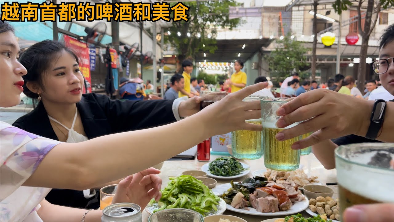 越南河內的美食，帶越南農村小花小米去城市吃喝玩。