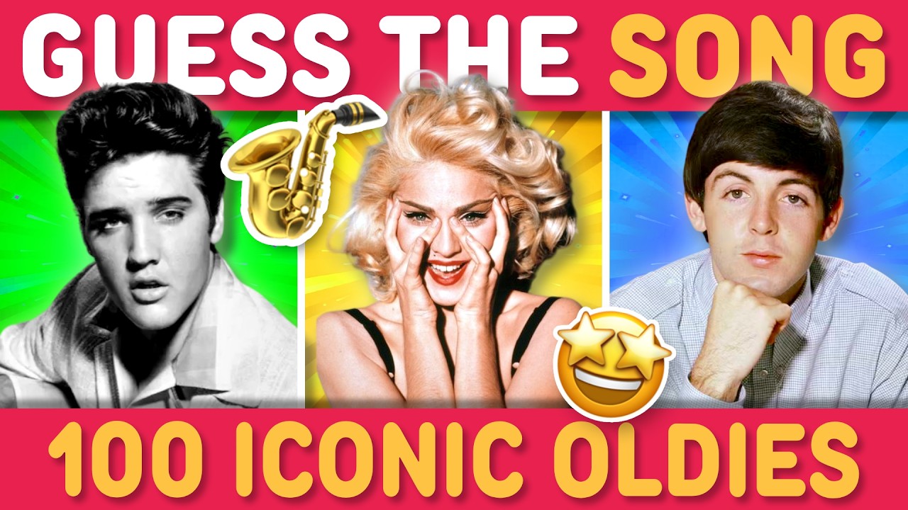 ULTIMATE OLDIES QUIZ 🎵 🤩 GUESS THE 100 ICONIC OLDIE SONGS | Song Quiz