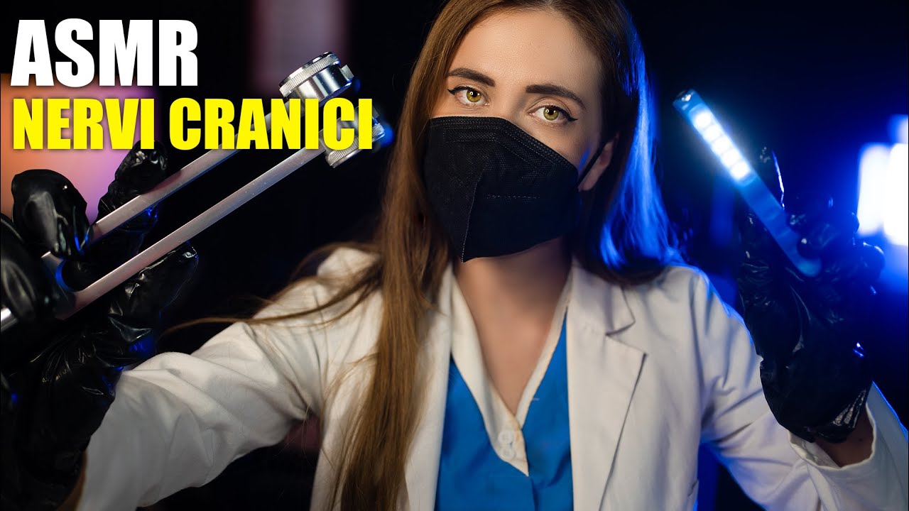 ASMR 4K: ESAME DEI NERVI CRANICI. Realistico come non lo hai mai visto. | Asmr Ita