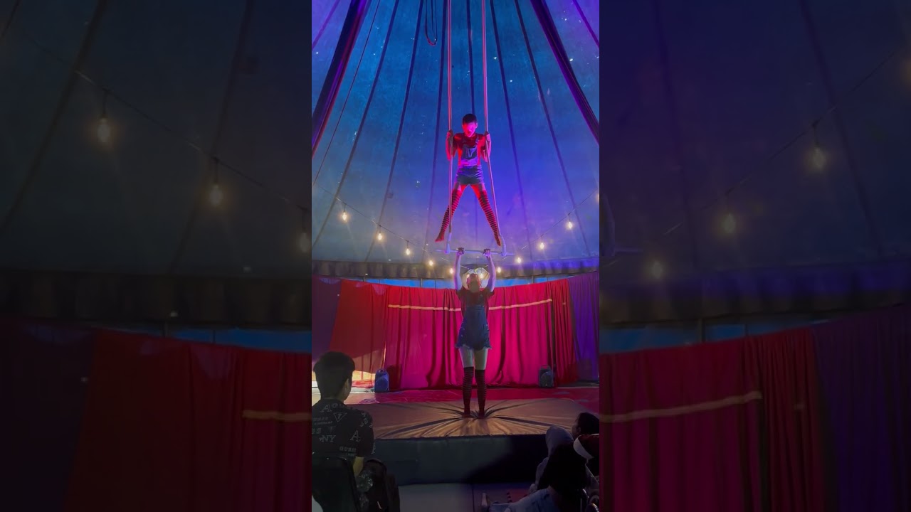 Números de trapecio… buscando señal espectáculo “más allá de la pantalla” #CircoSocial