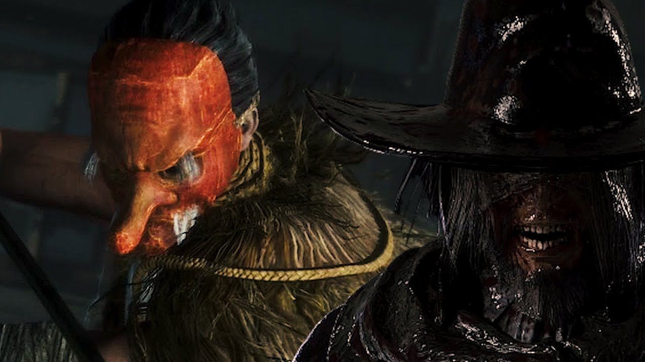 Sekiro: Land of Reeds - Father Gascoigne | No Hit Reflection Boss Fight | Bloodborne