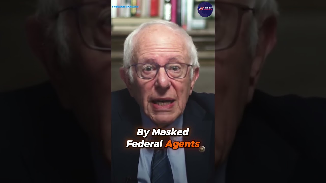'Masked Federal Agents...' Bernie Rips Trump For Deploying ICE Agents #uspolitics #trump #shorts