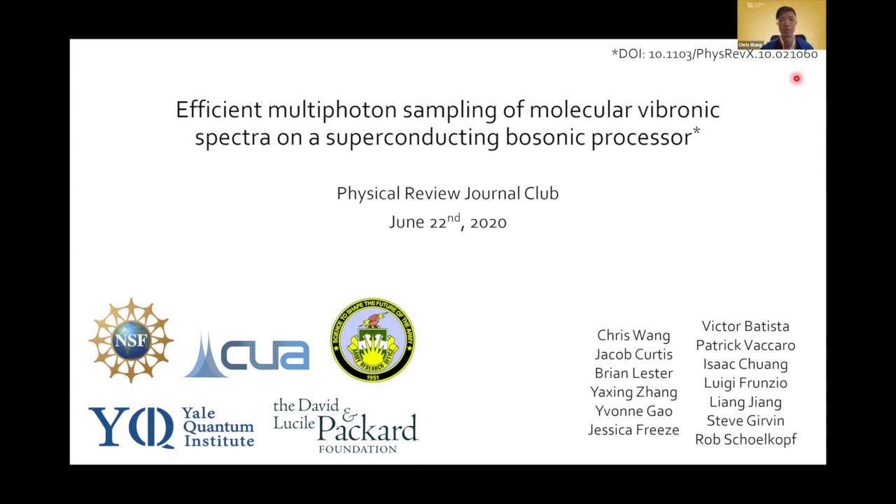 Physical Review Journal Club: Quantum Research with the authors