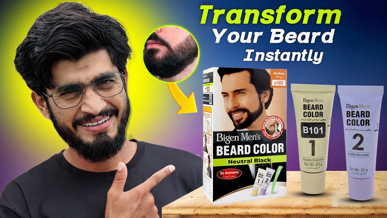 सफ़ेद दाढ़ी को काला करों 2 मिनट में || Bigen Men’s Beard Colour Detailed Review 