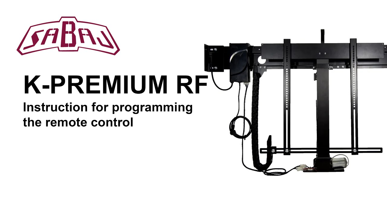 K-PREMIUM RF - Instrukcja programowania pilota