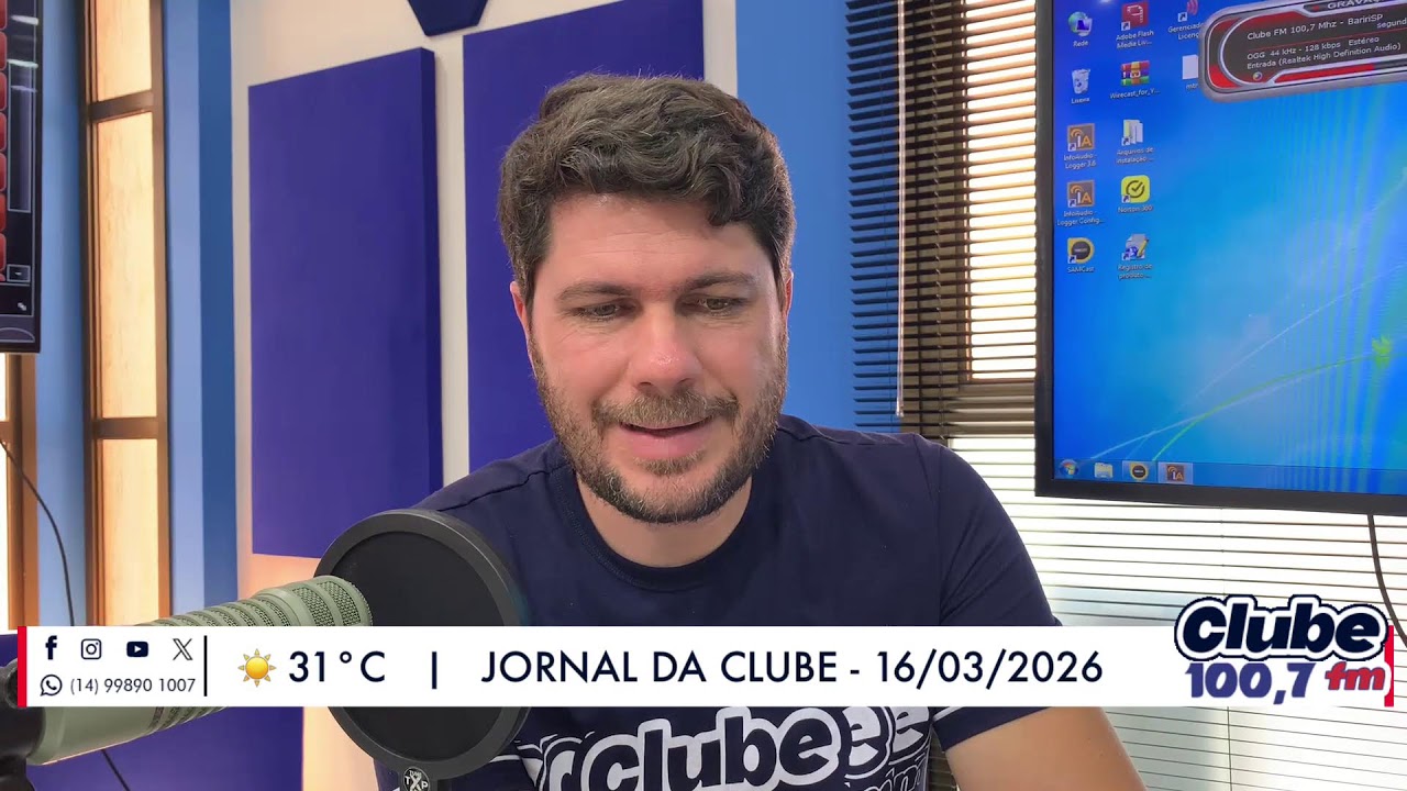 Jornal da Clube - 16/03/2026 - Edição do Almoço