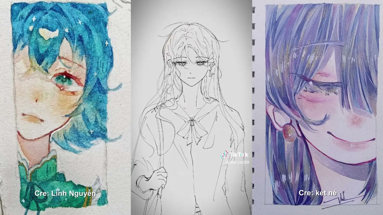 || Tổng hợp tiktok tranh vẽ của artist Việt Nam✨ • By edit: 🌷 ෆ Lyli Alice ෆ 🌷