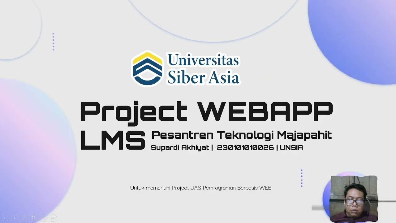 Presentasi Proyek LMS - Pemrograman berbasis web