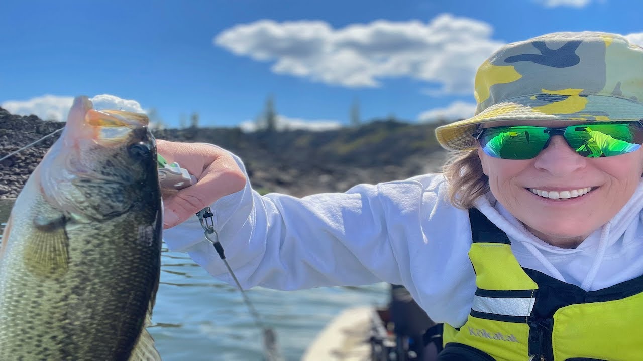 Fly Fishing at Davis Lake in Central Oregon for Large Mouth Bass with All Nature Sounds | ASMR