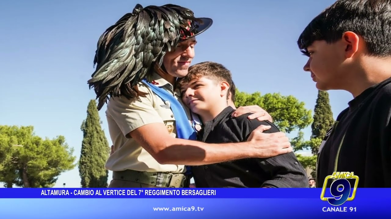 Altamura - Cambio al vertice del 7° Reggimento Bersaglieri