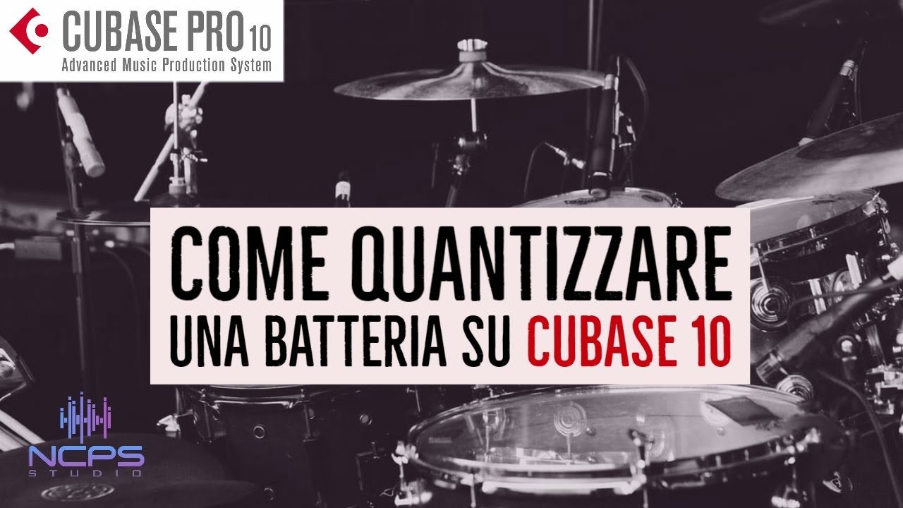 Come mettere a tempo una batteria su Cubase 10