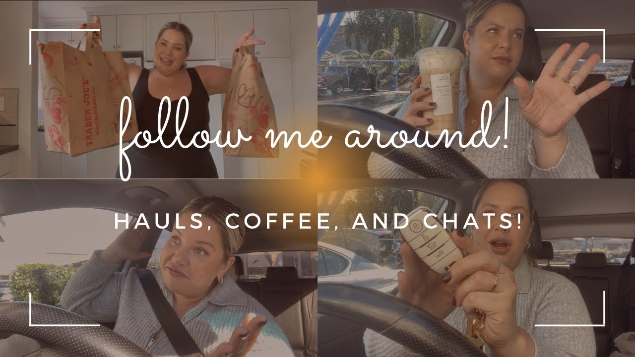 Hangs &lsquo;n Hauls! | follow me around // huge grocery haul!